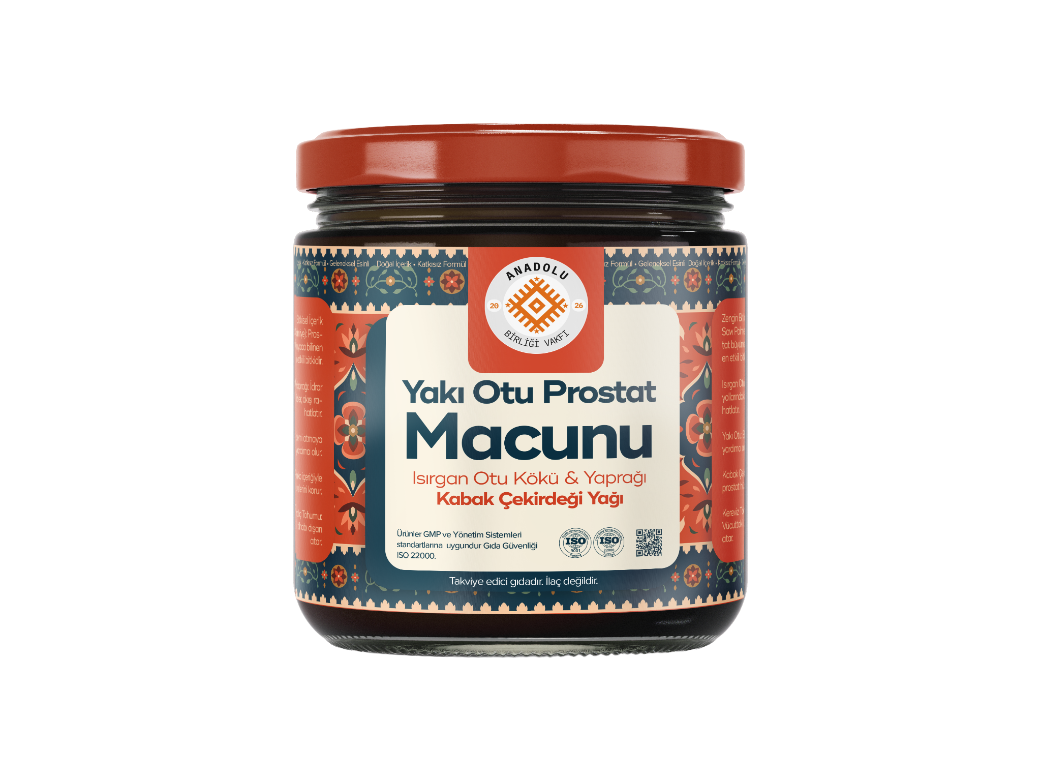 Yakı Otu Prostat Macunu kavanozu